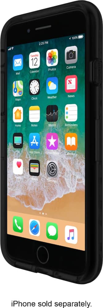 ua protect inner strength case for apple iphone 7 and 8 - black/clear ua protect inner strength case for apple iphone 7 and 8 - black/clear