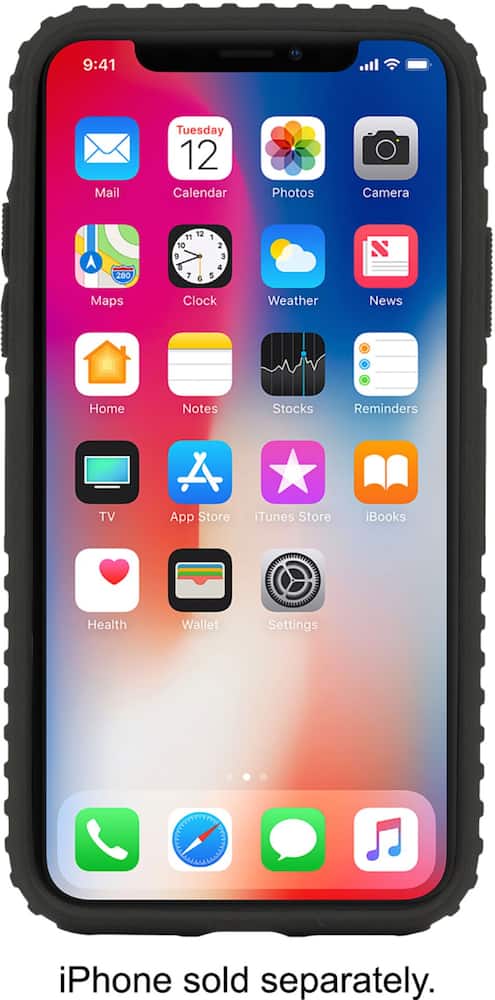 protect handle-it case for apple iphone x and xs - black/stealth protect handle-it case for apple iphone x and xs - black/stealth