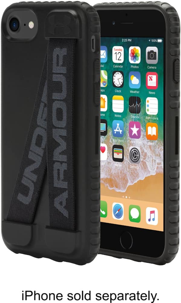 protect handle-it case for apple iphone 6, 6s, 7 and 8 - black/stealth