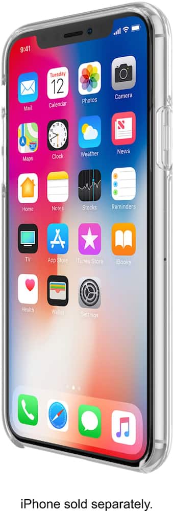 case for apple iphone x and xs - clear rosa case for apple iphone x and xs - clear rosa