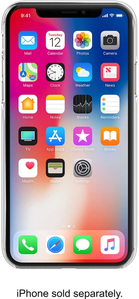 case for apple iphone x and xs - clear rosa case for apple iphone x and xs - clear rosa