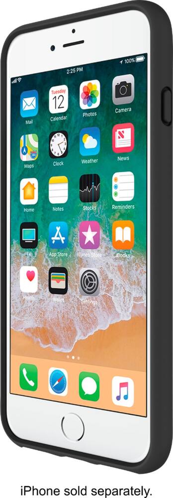 case for apple iphone 7 plus and 8 plus - clear/lace hummingbird black case for apple iphone 7 plus and 8 plus - clear/lace hummingbird black