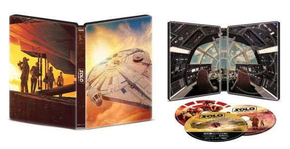 Solo: A Star Wars Story [SteelBook] [4K Ultra HD Blu-ray/Blu-ray] [Only @ Best Buy] [2018] - Front_Standard