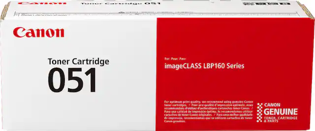 Front. Canon - 051 Standard Capacity Toner Cartridge - Black.