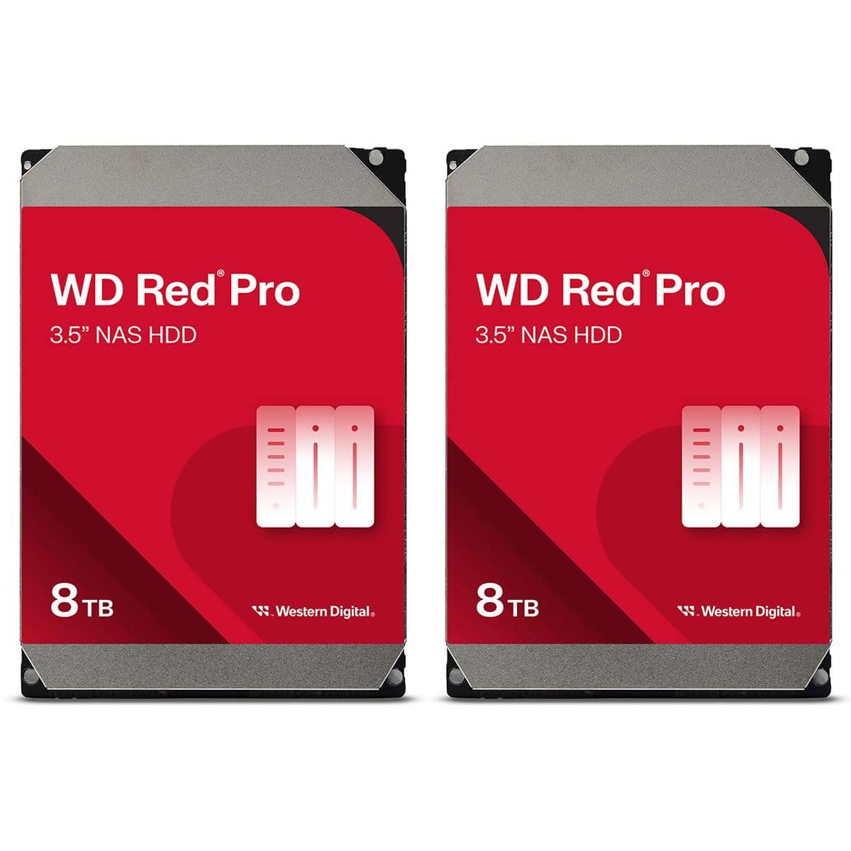 WD - Red Pro 8TB 3.5" SATA III Internal NAS Hard Drive