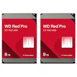 WD - Red Pro 8TB 3.5" SATA III Internal NAS Hard Drive
