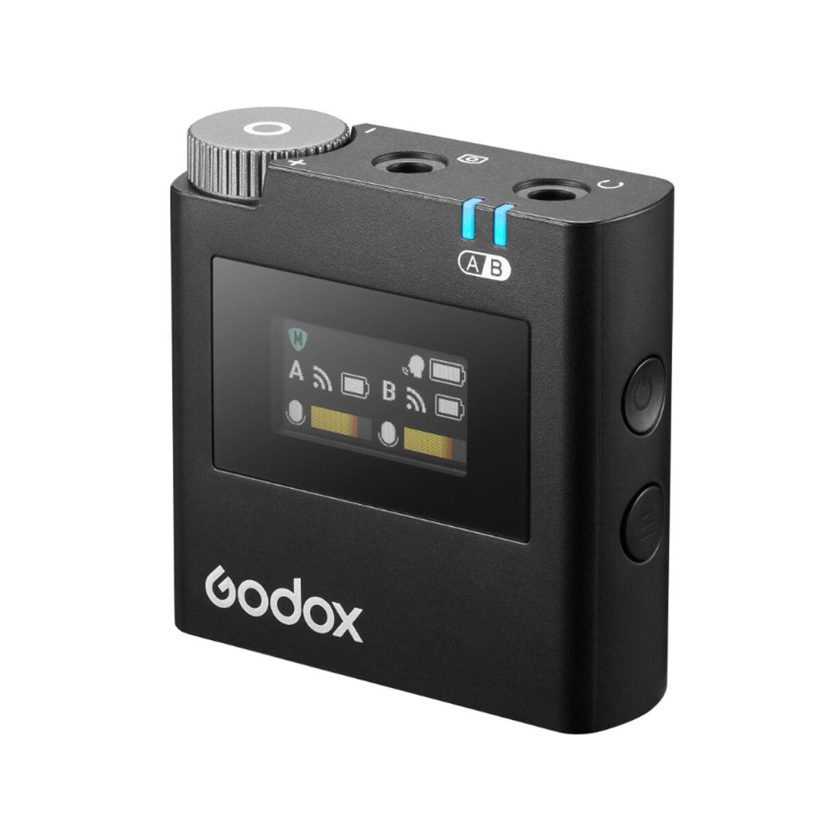Alt View 1. Godox - Godox Virso RX 2.4GHz Dual-Channel Clip-On Wireless Microphone Receiver.