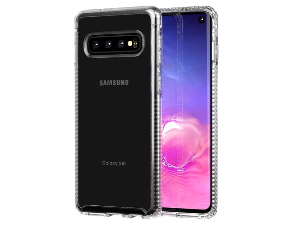 Tech21 - Protective Samsung Galaxy S10 Plus Case with BulletShield Protection - Clear