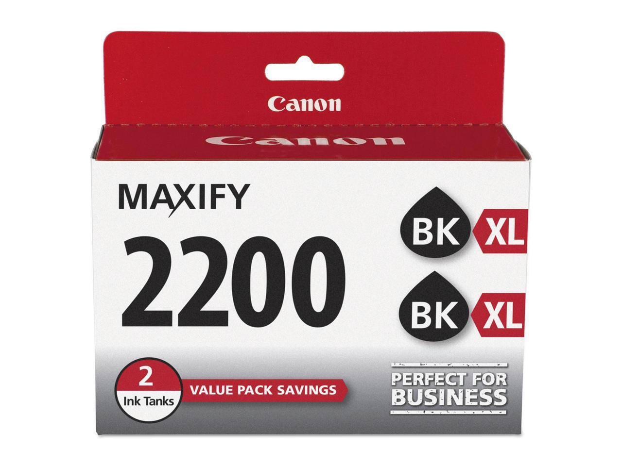 Canon MAXIFY 2200 BK XL 2 PERFECT FOR VALUE PACK SAVINGS Ink Tanks BUSINESS