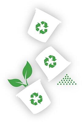 Front. Keurig - Keurig® K-Cycle™ Plastic Recycling Station, 5/Pack (5000350630) - Black.