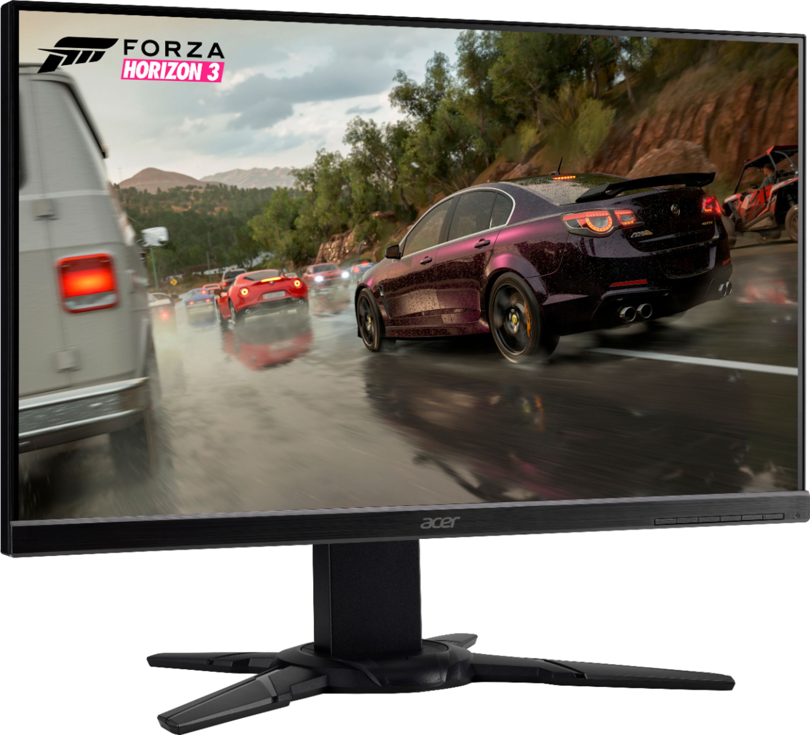 Acer XF251Q 24.5" LED FHD FreeSync Monitor (DVI, HDMI, VGA) Black XF251Q  BMIIRX - Best Buy