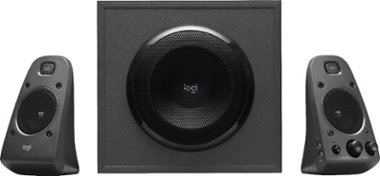 Logitech - Z625 2.1 Speaker System (3-Piece) - Black - Front_Zoom