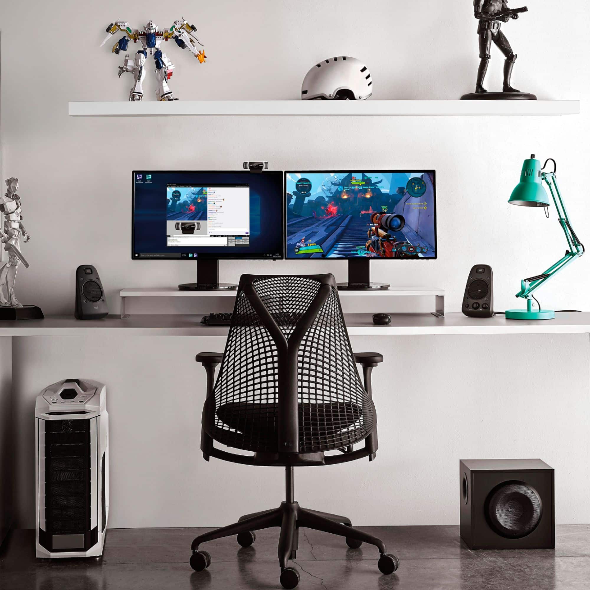 Alt View 14. Logitech - Z625 2.1 Speaker System (3-Piece) - Black.