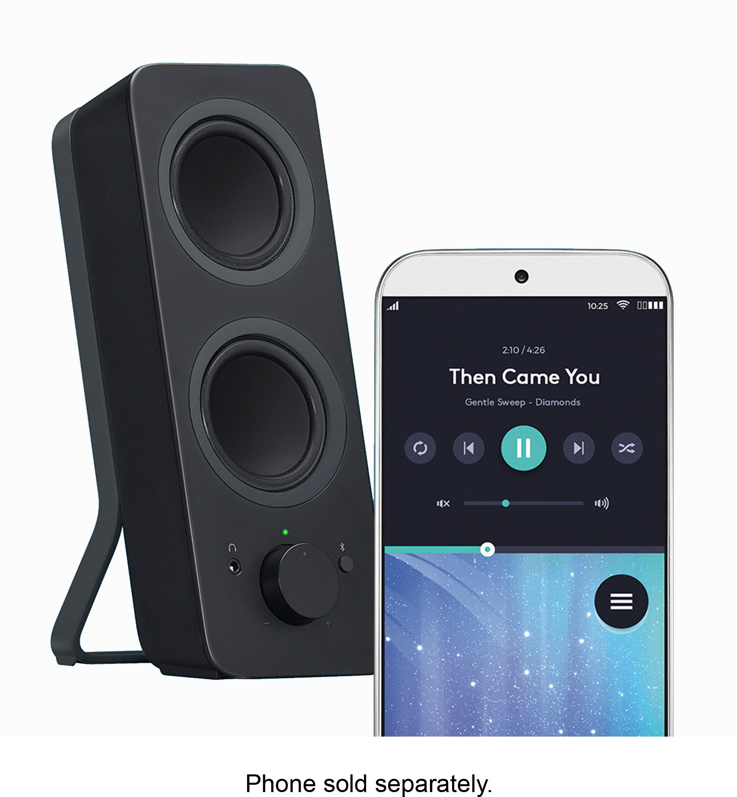 Logitech Z207 2.0 Stereo Computer Speakers with Bluetooth