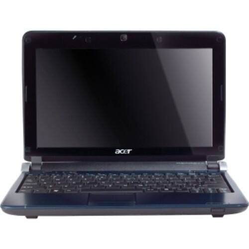Front Standard. Acer - 10.1" Aspire One Netbook - 1 GB Memory - 160 GB Hard Drive - Blue.