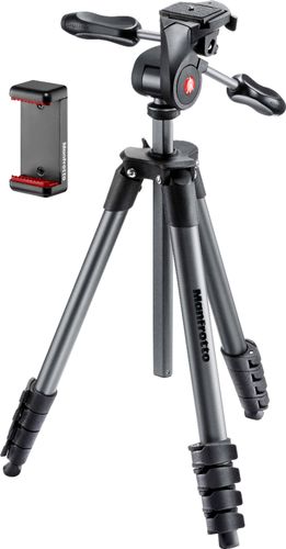 Manfrotto - Compact Advanced Smart 65 Tripod - Black was $99.99 now $79.99 (20.0% off)