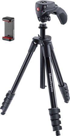 Manfrotto - Compact Action Smart 61" Tripod - Black
