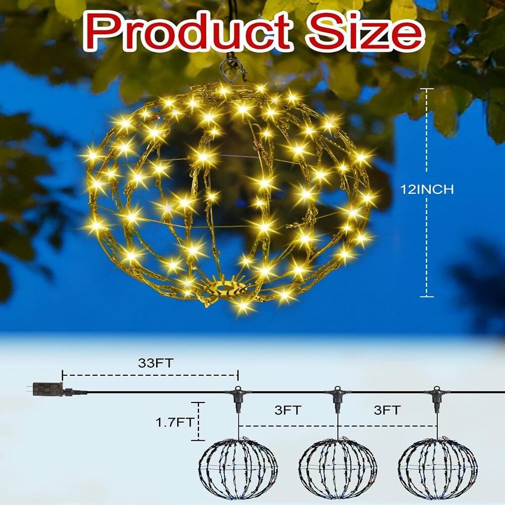 Product Size  
12INCH  
33FT  
1.7FT  
3FT  
3FT