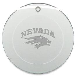 Jardine - Nevada Wolf Pack 3'' Glass Round Ornament - Multicolor