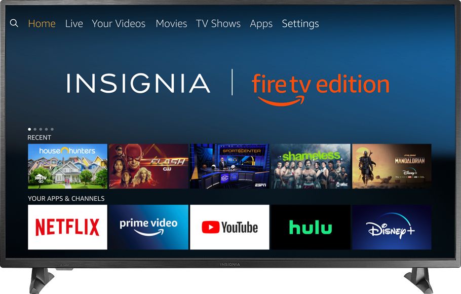 Insignia™ - 55” Class – LED - 2160p – Smart - 4K UHD TV with HDR – Fire TV Edition