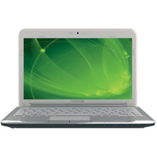 Front Standard. Toshiba - 11.6" Satellite Notebook - 2 GB Memory - 320 GB Hard Drive - Gemini White.