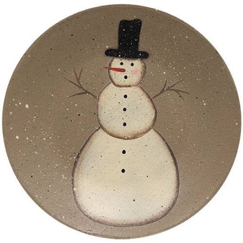 Left. BreeBe - Snow Parade Plate - 6" - 3 Asstd. - Multicolor.