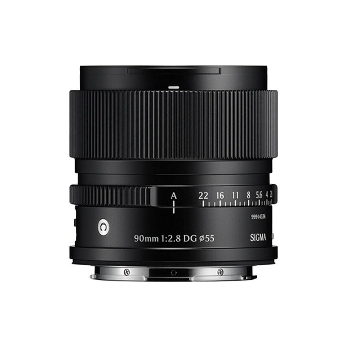 A 22 16 11 8 5.6 4 1 99914334 90mm 1:2.8 DG 55 SIGMA
