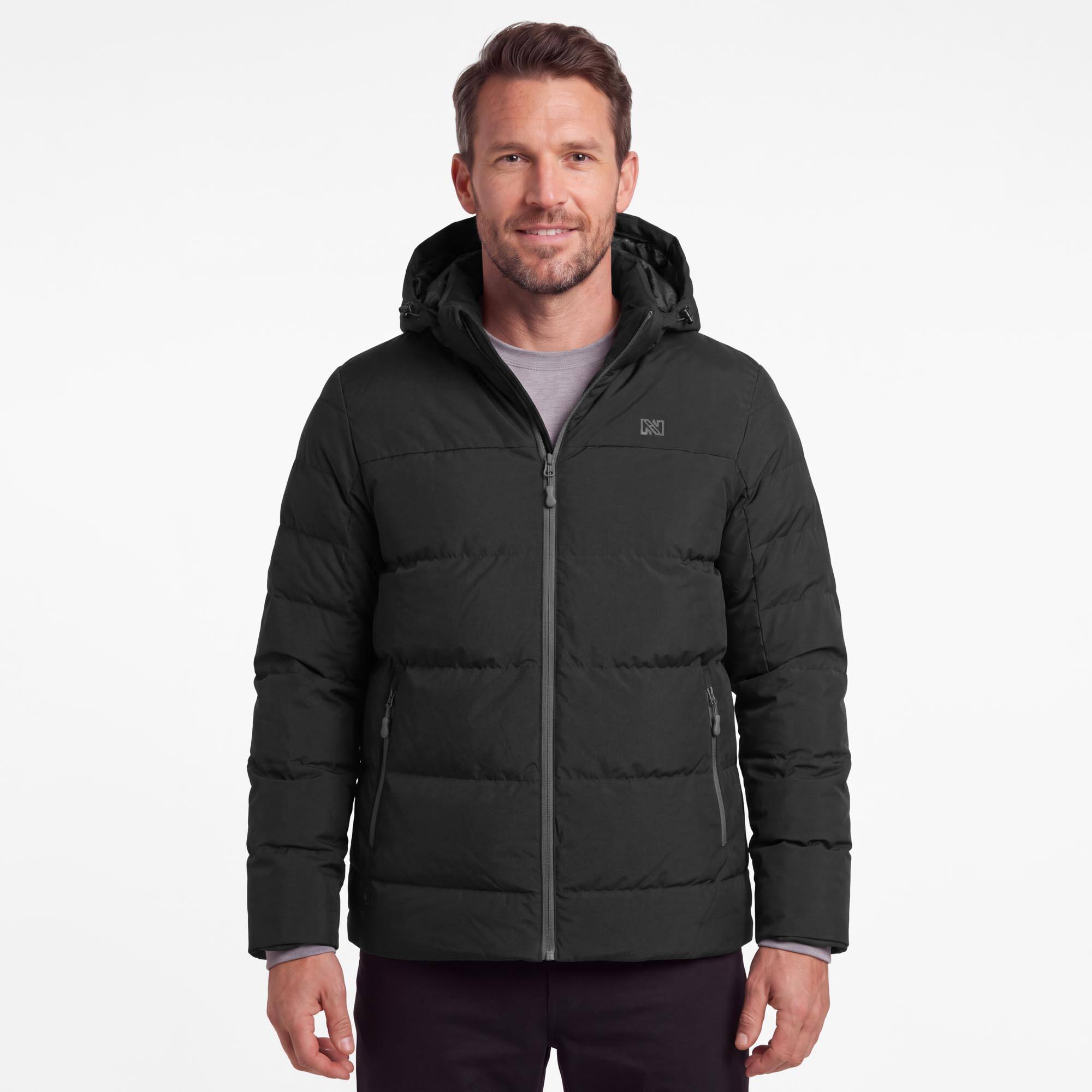 Mobile Warming - App Controlled Men's Crest 2.0 Down Heated Jacket - Black