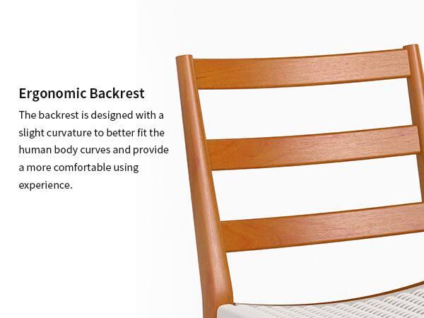 Ergonomic Backrest

The backrest is designed with a slight curvature to better fit the human body curves and provide a more comfortable using experience.
