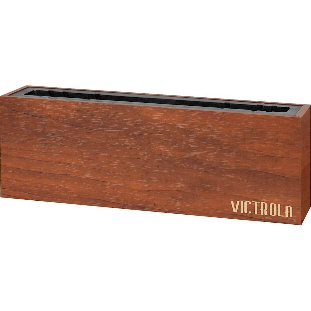 Left. Victrola - Record Cleaner - Mahogany.