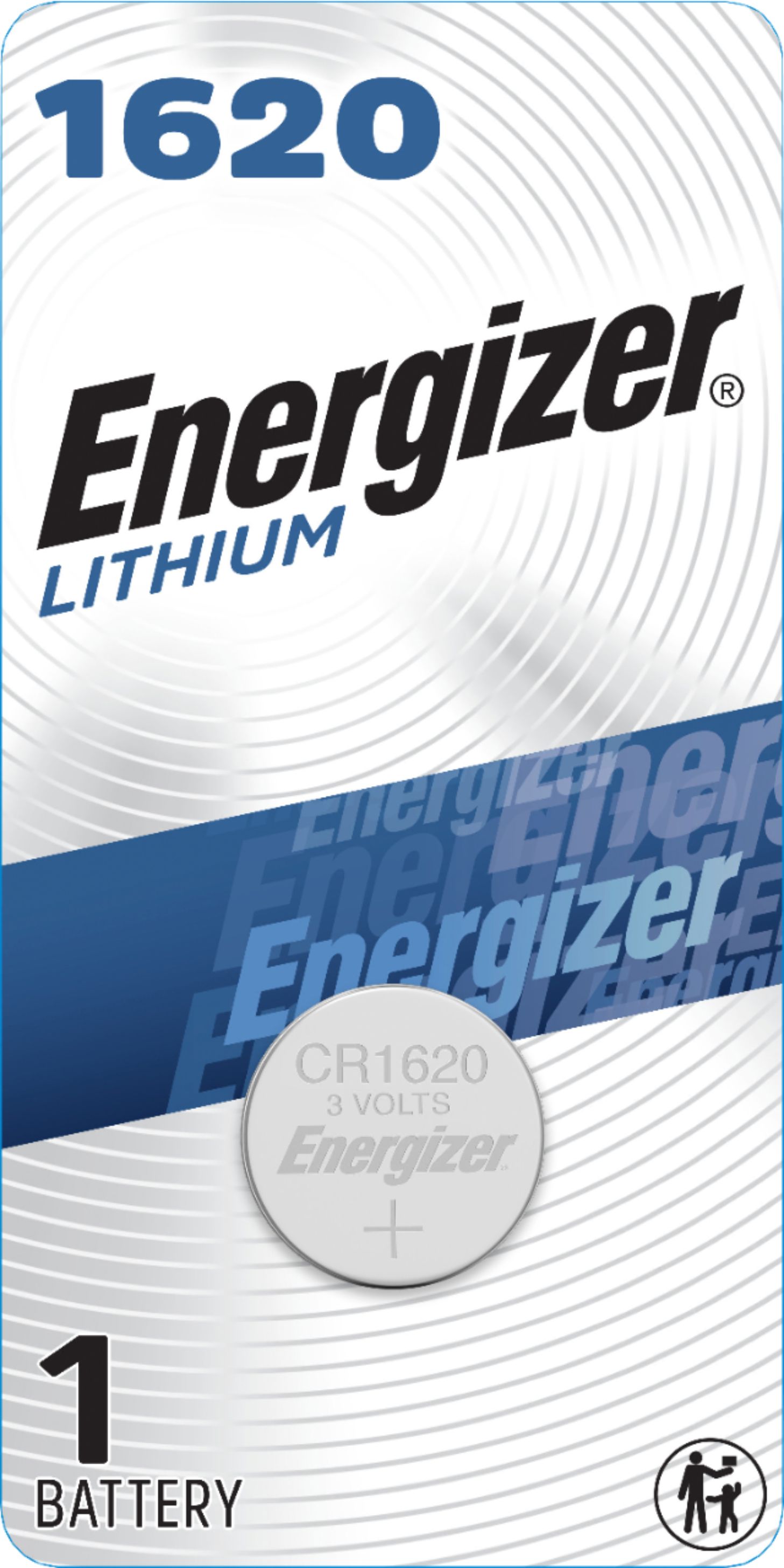 5 CR1620 Energizer Batterie al Litio Coin 1620 DL1620 