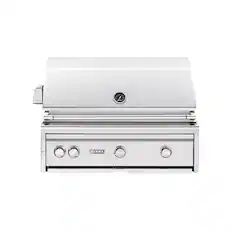Angle. Lynx - Professional 36" Built-In Gas Grill - Stainless Steel.