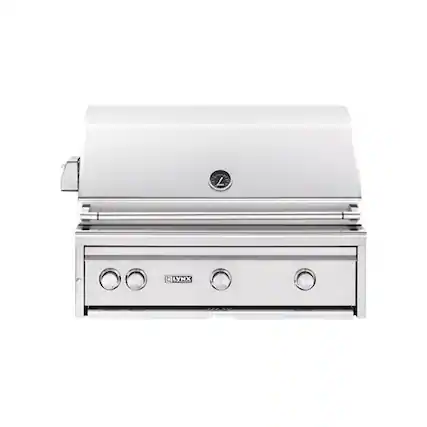 Angle. Lynx - Professional 36" Built-In Gas Grill - Stainless Steel.