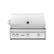 Angle. Lynx - Professional 36" Built-In Gas Grill - Stainless Steel.