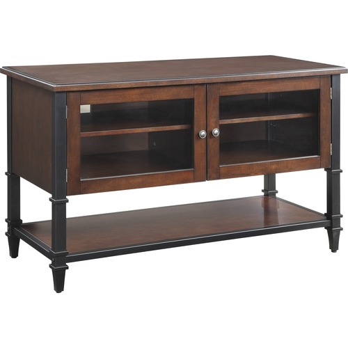 Right View: Walker Edison - Double Door TV Stand for Most Flat-Panel TV's up to 48" - Grey Wash