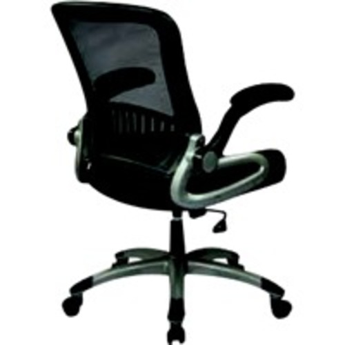 Back View: MESH MANAGER CHAIR WITH SCREEN BACK