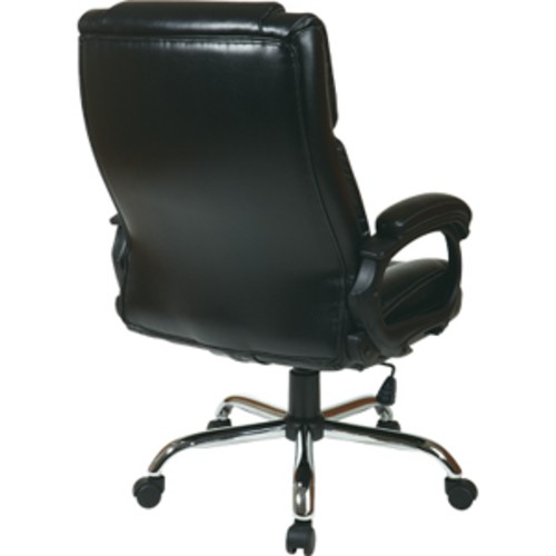 Angle View: Office Star Products - WorkSmart Big Man's Executive Chair - Black
