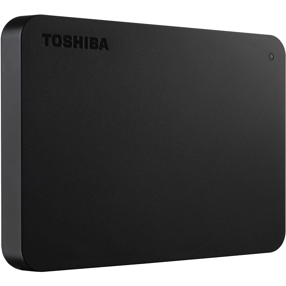 Toshiba - Canvio Basics 1TB External USB 3.0 Portable Hard Drive - Black