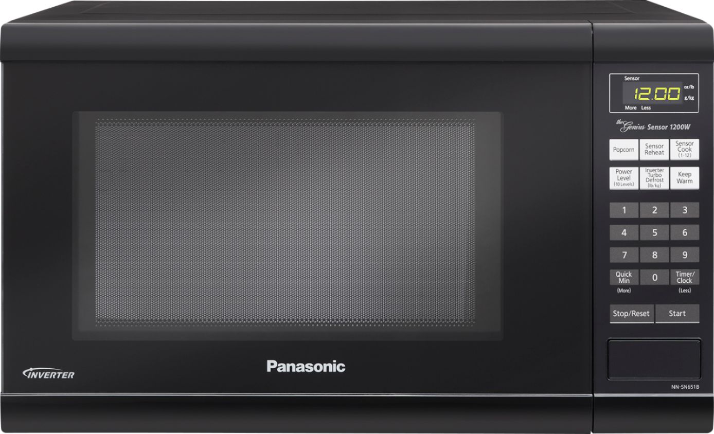 Panasonic 1.2 Cu. Ft. 1200 Watt SN65KW Microwave with Inverter and Genius  Sensor White NN-SN65KW - Best Buy