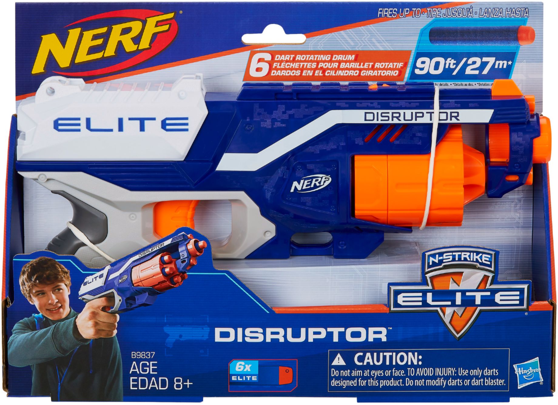 B9837 for sale online NERF N-Strike Elite Disruptor Blaster Toy 