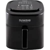 NuWave - 6 qt. Digital Air Fryer - Black - Angle_Zoom