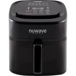 NuWave - 6 qt. Digital Air Fryer - Black - Angle_Zoom