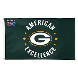 WinCraft - Green Bay Packers 3' x 5' One-Sided America 250 Deluxe Flag - Multicolor
