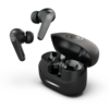 Front. JLab - Jbuds Pods ANC True Wireless Earbuds - Black.