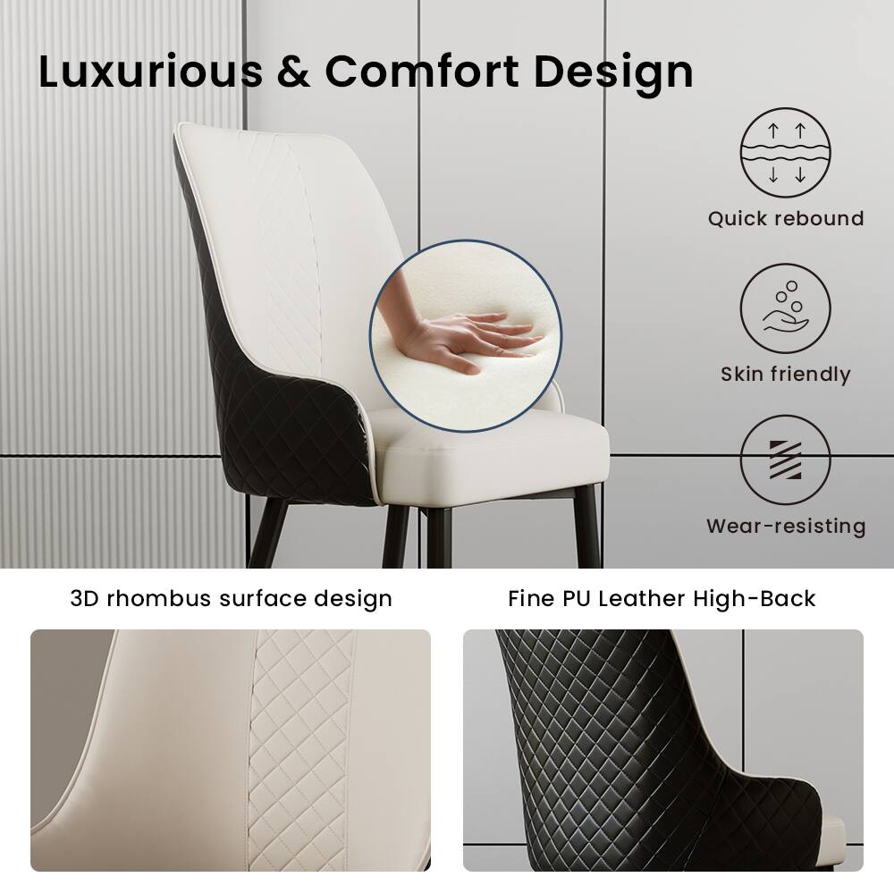 Luxurious & Comfort Design

Quick rebound  
Skin friendly  
Wear-resisting  

3D rhombus surface design  
Fine PU Leather High-Back