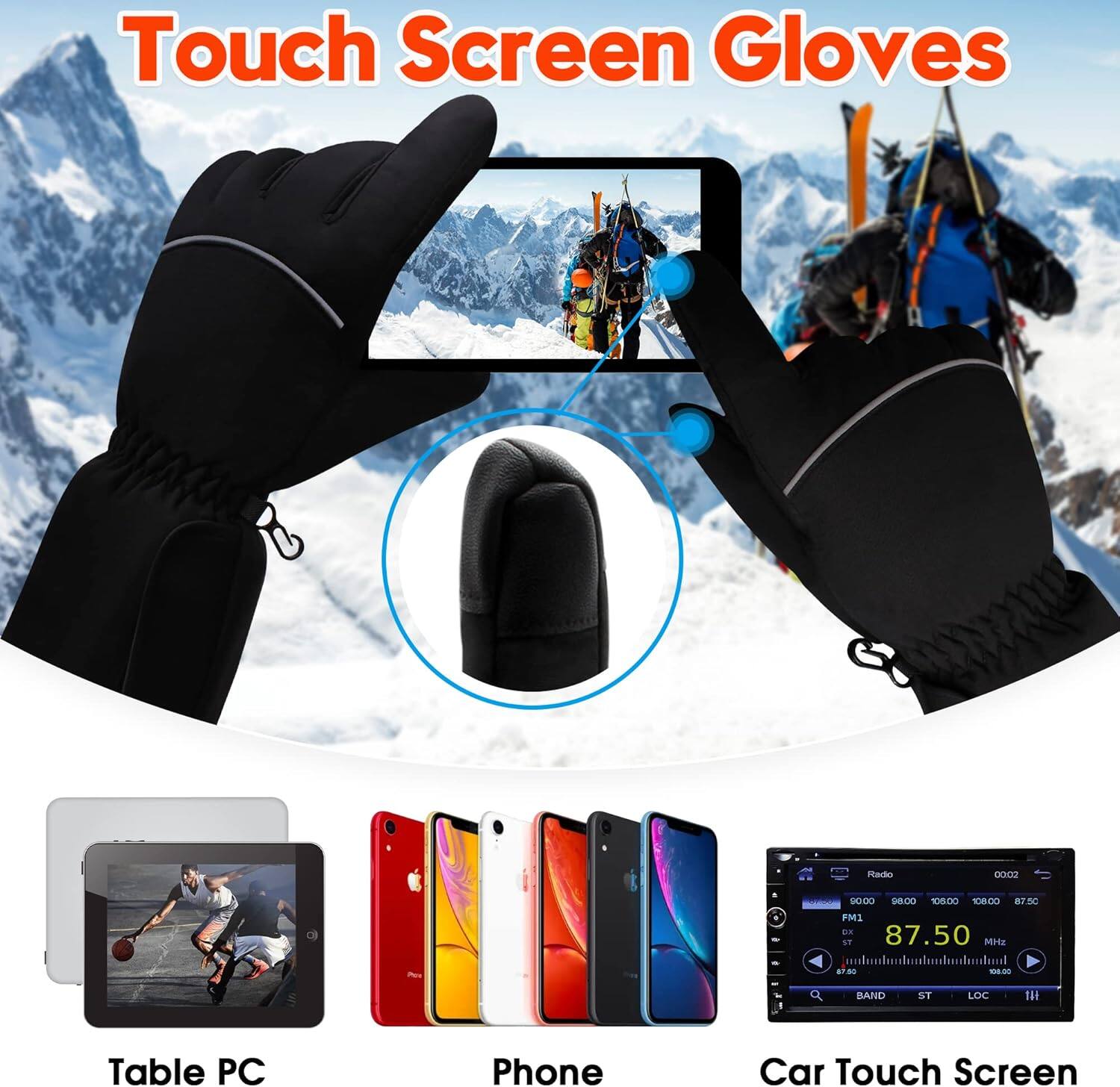 Touch Screen Gloves

Table PC  
Phone  
Car Touch Screen