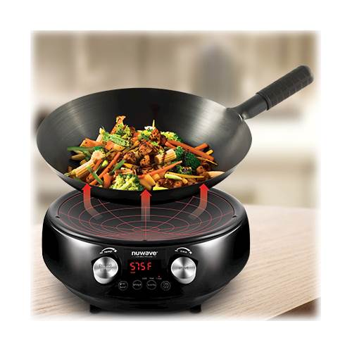 New Wok Day! Nuwave Wok and induction cooktop set! : r/carbonsteel
