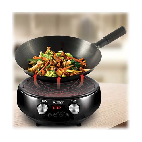 NuWave Precision Induction 4-Quart Electric Wok Black  - Best Buy