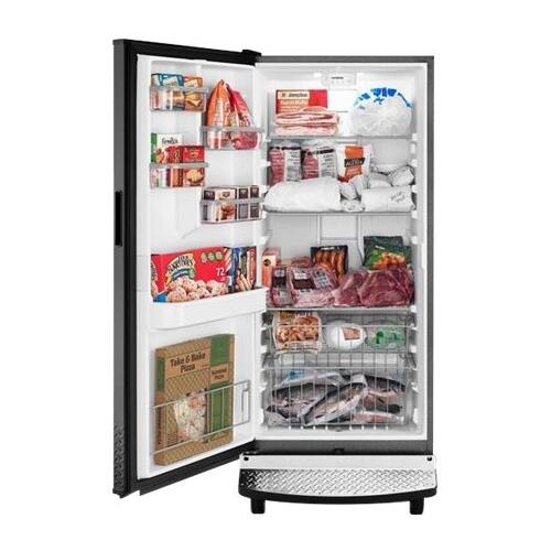 Alt View 2. Gladiator - 17.8 Cu. Ft. Upright Freezer - Black.