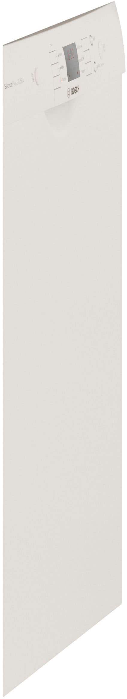 Alt View 15. Bosch - 100 Series 24" Front Control Built-In Hybrid Stainless Steel Tub Dishwasher with PureDry, 50 dBA - White.